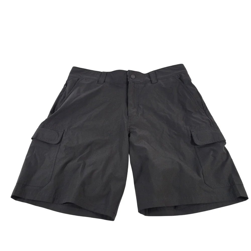 ORVIS Mens Cargo Shorts Size 34 Dark‎ Gray Stretch Comfort Hidden Pocket